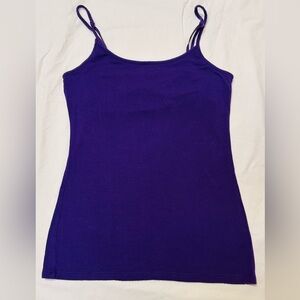 Gilligan & O'Malley Deep Purple Double-Strap Camisole